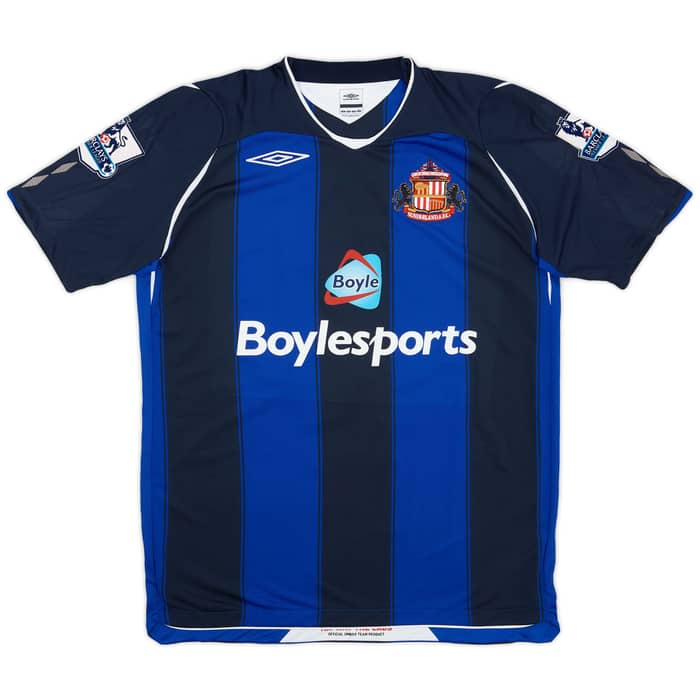 2008-09 Sunderland Match Issue Away Shirt Chopra #16