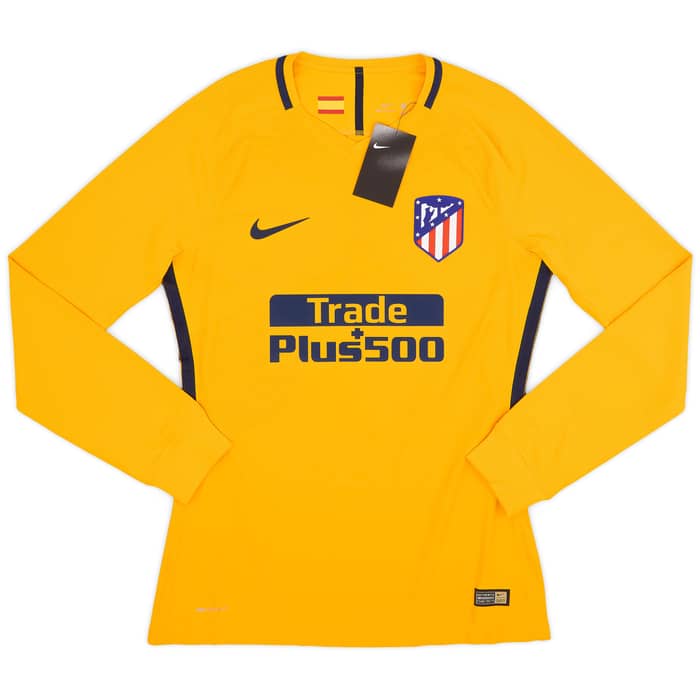 2017-18 Atletico Madrid Authentic Away L/S Shirt F.Torres #9 (M)