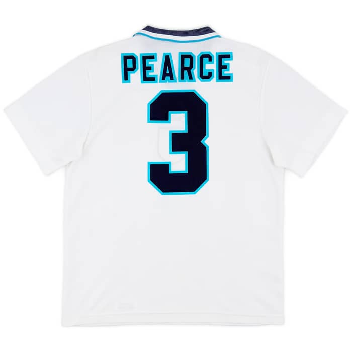 1995-97 England Home Shirt Pearce #3 - 7/10 - (L)