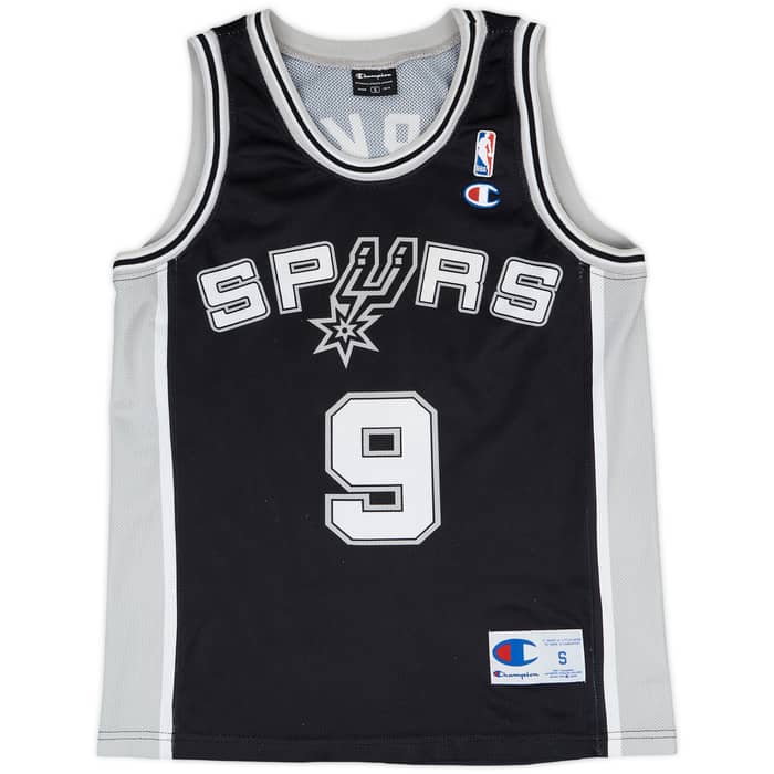 2002-10 San Antonio Spurs Parker #9 Champion Away Jersey - 7/10 - (S)