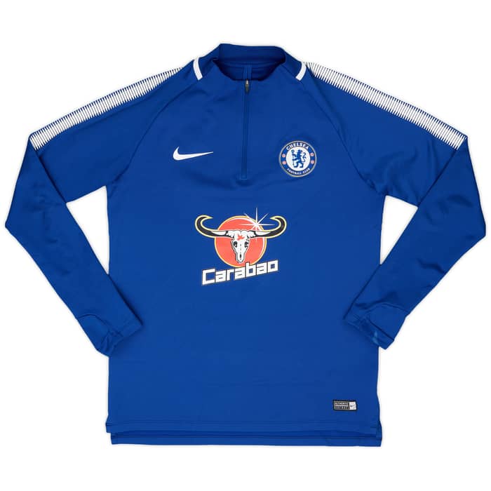 2017-18 Chelsea Nike 1/4 Zip Drill Top - 7/10 - (M)