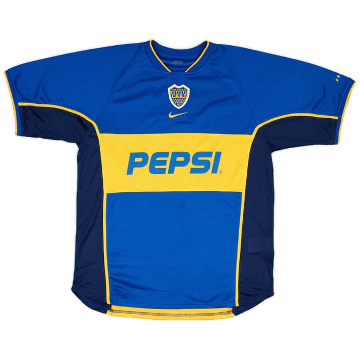 2001-02 Boca Juniors Home Shirt - 8/10 - (L)