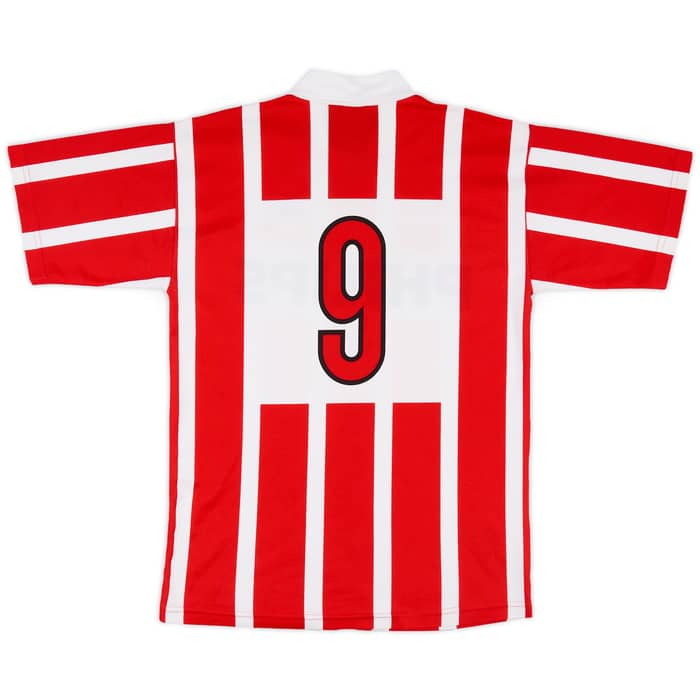1990-92 PSV Home Shirt #9 (Romario) - 8/10 - (M)