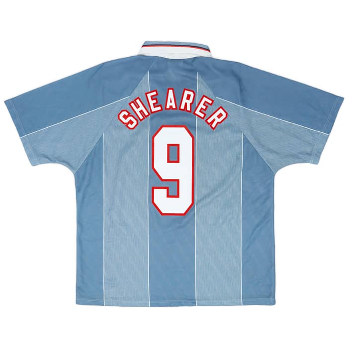 1996-97 England Away Shirt Shearer #9 - 8/10 - (XL)