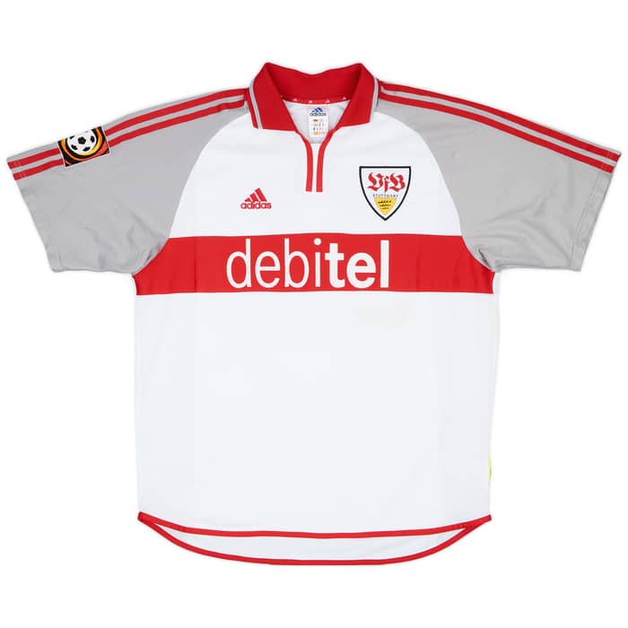2000-01 Stuttgart Match Issue Home Shirt Ganea #11