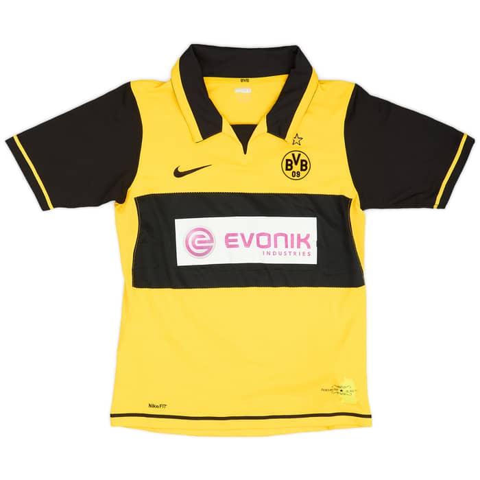 2007-08 Borussia Dortmund Home Shirt Frei #13 - 7/10 - (L.Boys)