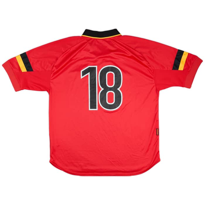 1999-00 Belgium Match Issue Home Shirt #18