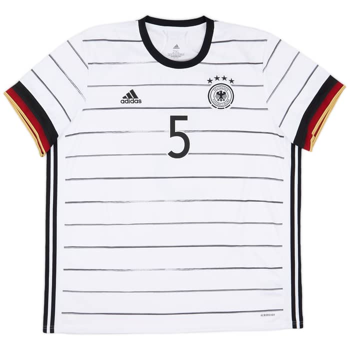 2020-21 Germany Home Shirt Hummels #5 - 9/10 - (XXL)
