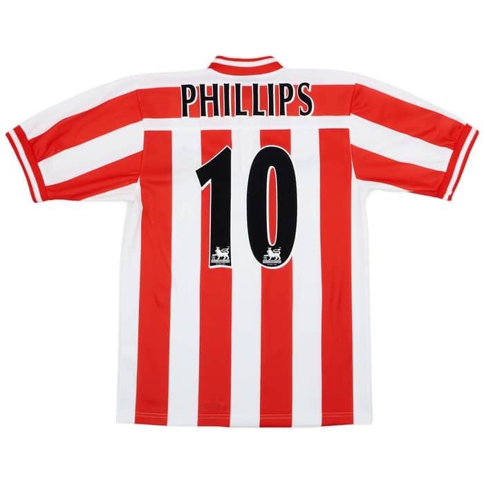 1999-00 Sunderland Home Shirt Phillips #10 - 9/10 - (S)