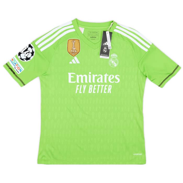 2023-24 Real Madrid GK Home Shirt Courtois #1