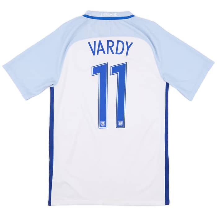2016-17 England Home Shirt Vardy #11 - 7/10 - (S)