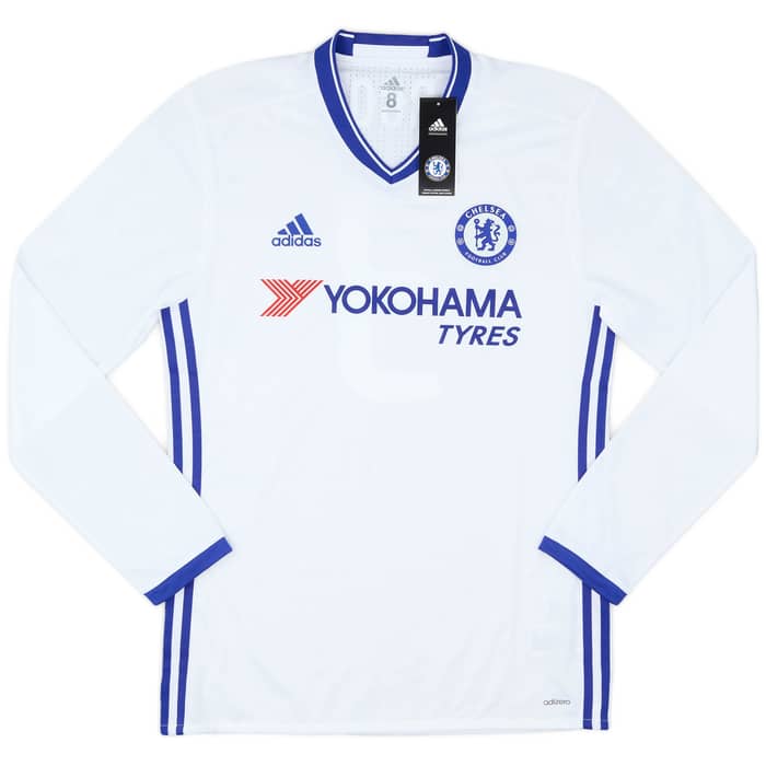 2016-17 Chelsea Player Issue Third L/S Shirt Marcos A #3 (L)