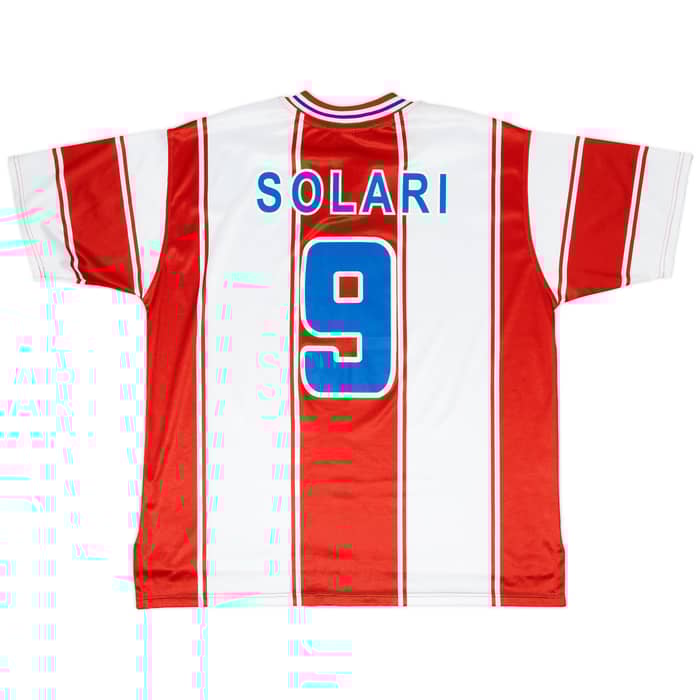 1999-00 Atletico Madrid Home Shirt Solari #9 - 8/10 - (XL)