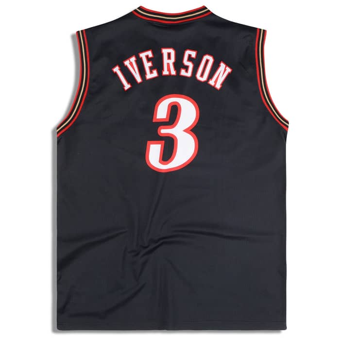 2000-06 Philadelphia 76ers Iverson #3 Champion Jersey (Away) Y