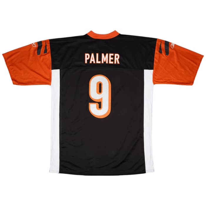 2007 Cincinnati Bengals Palmer #9 Reebok Reebok Replica Home Jersey - 9/10 - (XL)