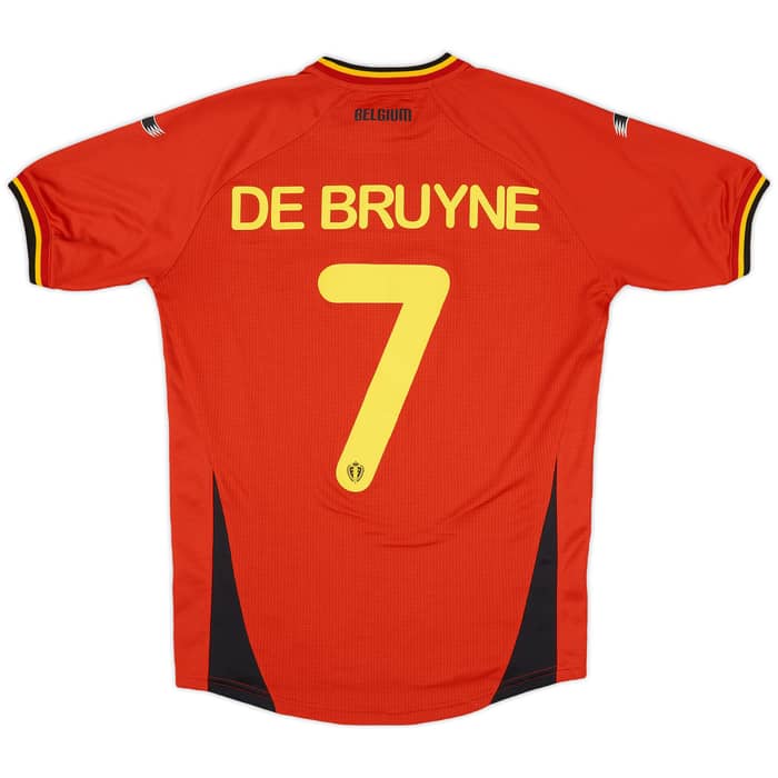 2014-15 Belgium Home Shirt De Bruyne #7 - 7/10 - (M)
