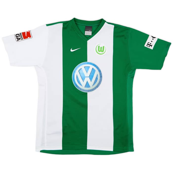 2006-07 Wolfsburg Home Shirt Hanke #11 - 7/10 - (XL.Boys)