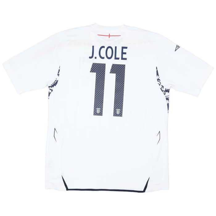 2007-09 England Home Shirt J.Cole #11 - 9/10 - (XL)