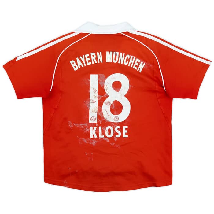 2006-07 Bayern Munich Home Shirt Klose #18 - 4/10 - (S.Boys)