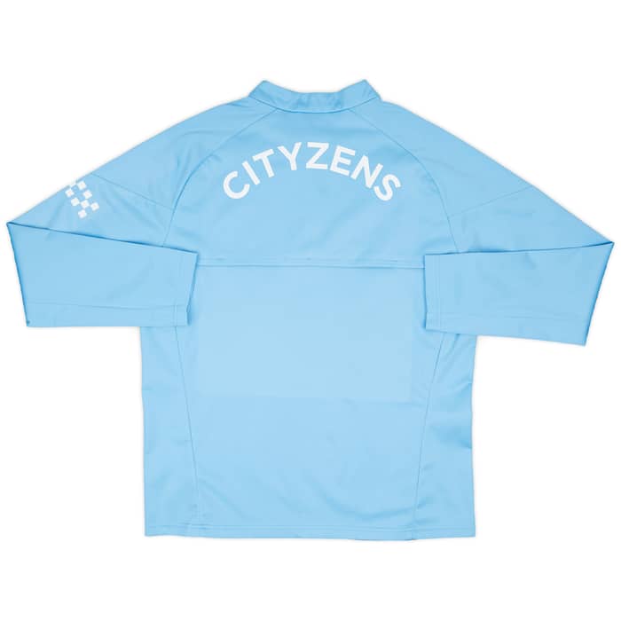 2023-24 Manchester City Player Issue 1/4 Zip Rain Top - As New
