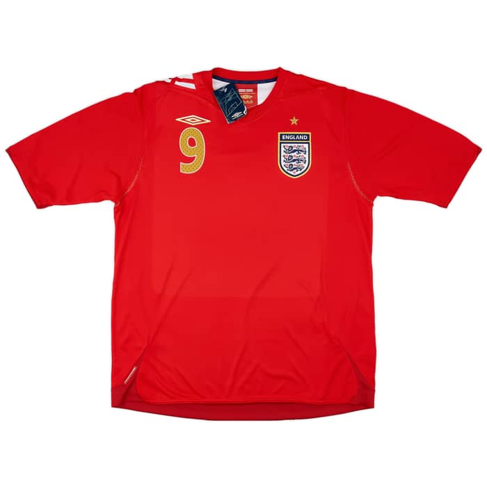 2006-08 England Away Shirt Rooney #9 (XL)