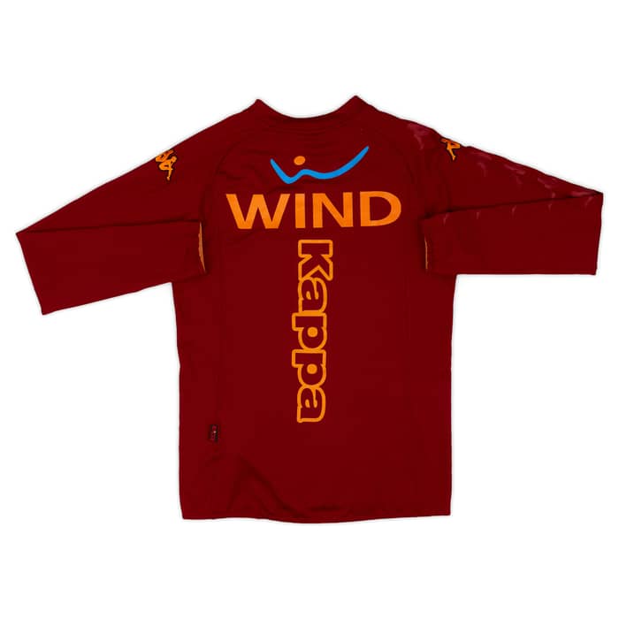 2008-09 Roma Kappa Training L/S Shirt - 7/10 - (XS)