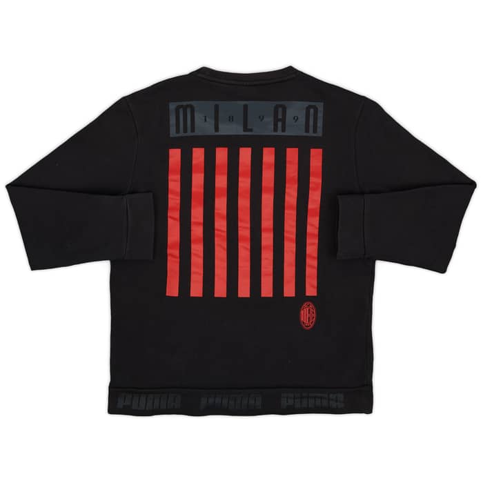 2018-19 AC Milan Puma Sweat Top - 7/10 - (S)