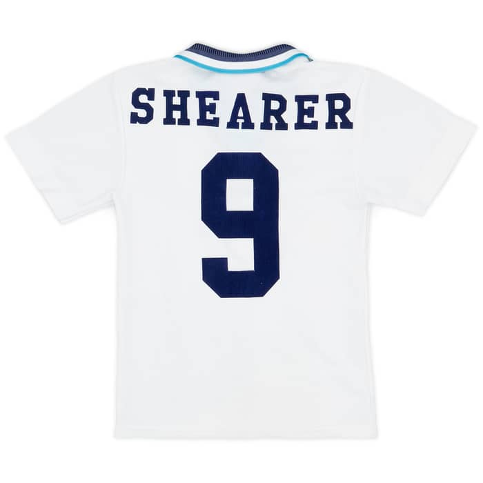 1995-97 England Home Shirt Shearer #9 - 8/10 - (S.Boys)