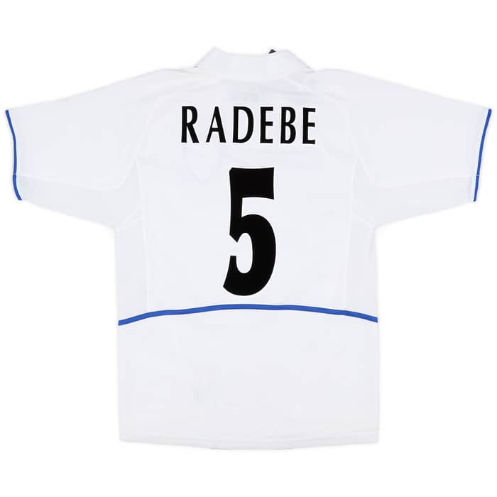 2002-03 Leeds United Home Shirt Radebe #5 (S)