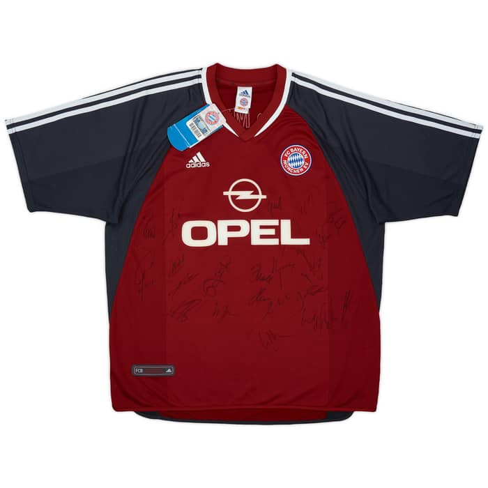 2001-02 Bayern Munich Signed Home Shirt Elber #9 (XL)