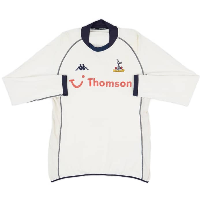2002-04 Tottenham Home L/S Shirt Defoe #18 - 6/10 - (L)