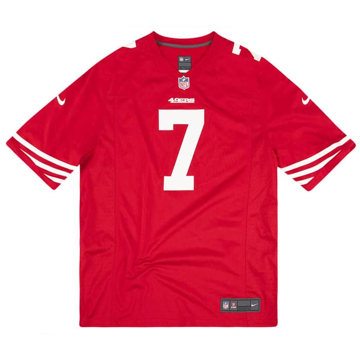 2012-16 San Francisco 49ers Kaepernick #7 Nike Game Jersey (Home) Y