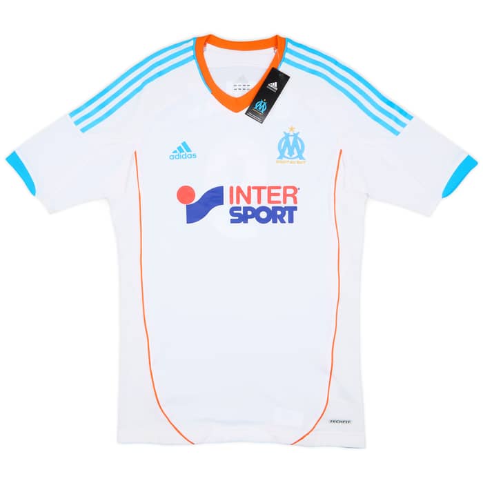 2012-13 Olympique Marseille Player Issue TechFit Home Shirt Gignac #9 (XL)