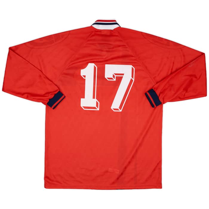 1997-98 Norway Match Issue Home L/S Shirt #17