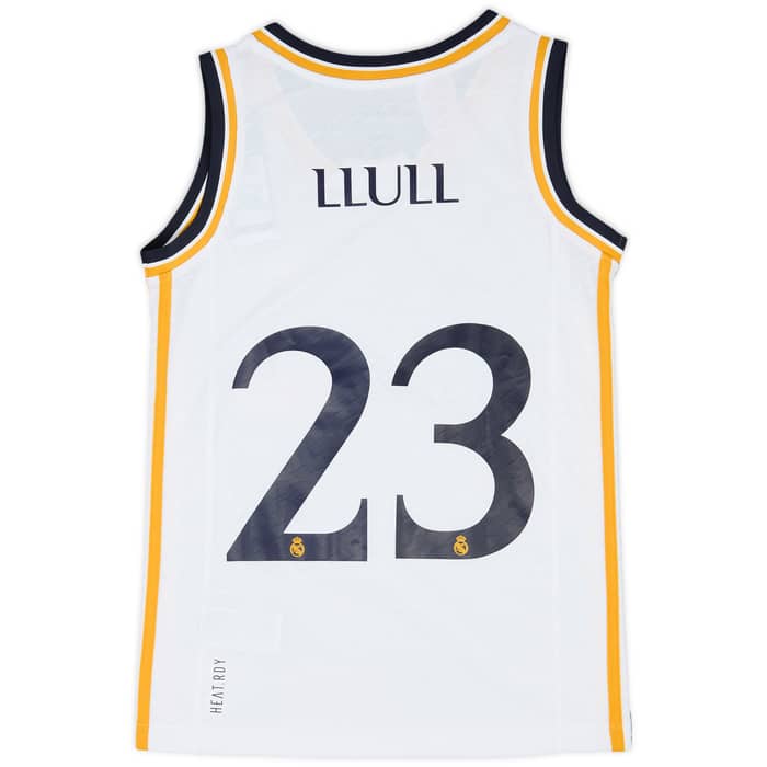 2023-24 Real Madrid Basketball Home Jersey Llull #23 (M.Kids)
