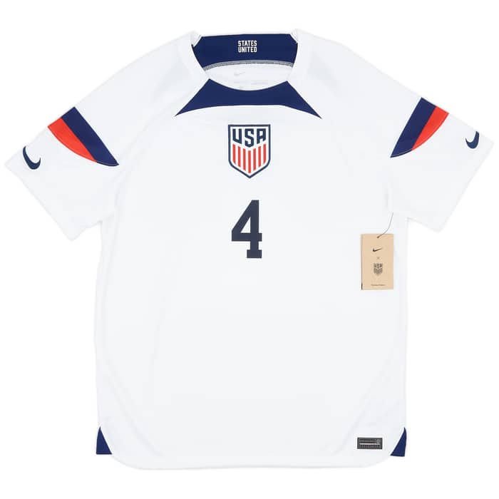 2022-23 USA Home Shirt Adams #4