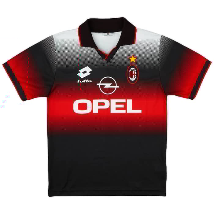 1995-96 AC Milan Lotto Training Shirt - 9/10 - (S)