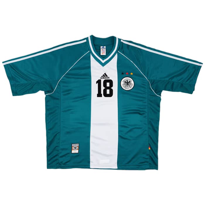 1998-00 Germany Away Shirt Klinsmann #18 - 8/10 - (XL)