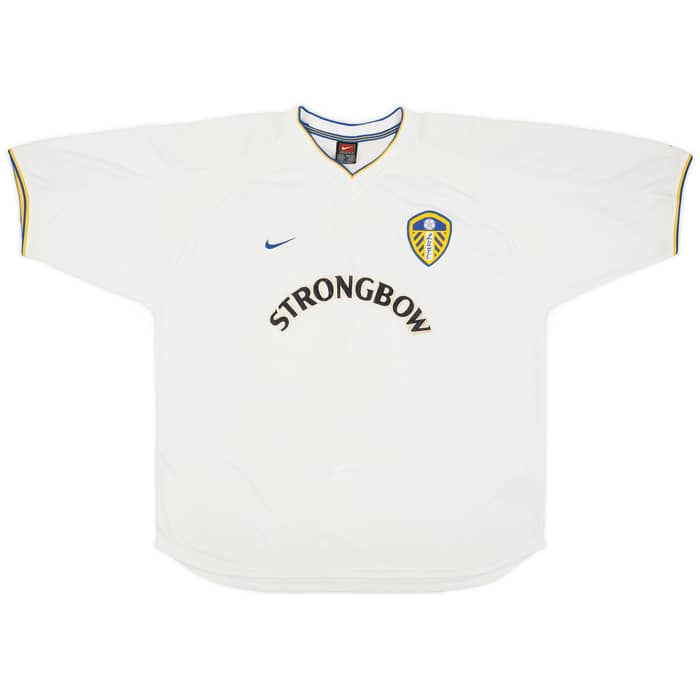 2000-02 Leeds United Home Shirt Bridges #8 - 5/10 - (XL)