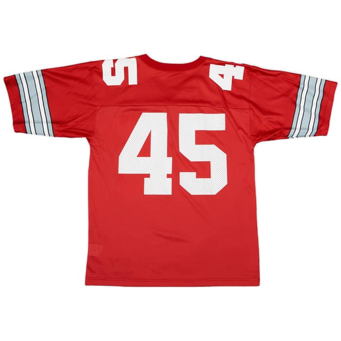 1996-98 Ohio State Buckeyes Katzenmoyer #45 Nike Home Jersey - 10/10 - (L)