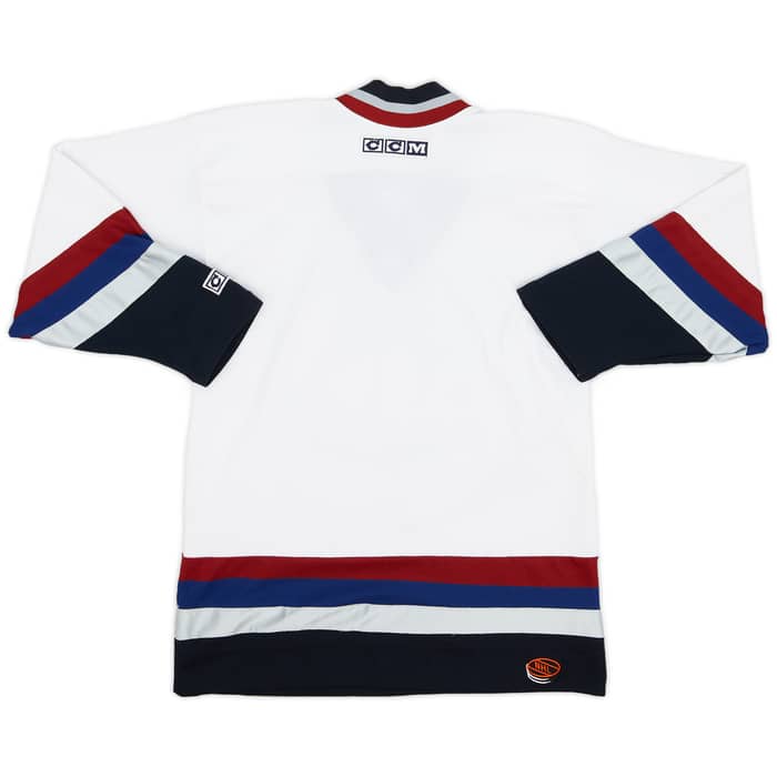 2000-03 Vancouver Canucks CCM Away Jersey - 6/10 - (XL.Boys)