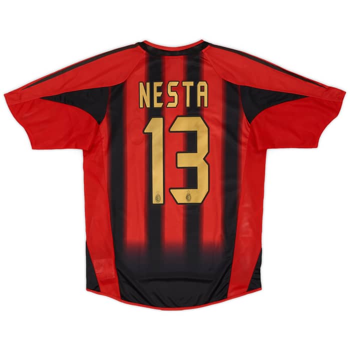 2004-05 AC Milan Home Shirt Nesta #13 (S)