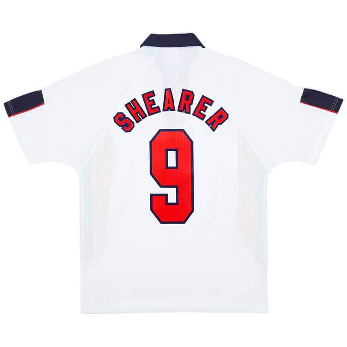 1997-99 England Home Shirt Shearer #9 - 7/10 - (L)