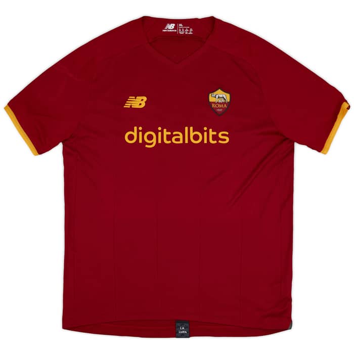 2021-22 Roma Home Shirt El Shaarawy #92 - 7/10 - (XL)