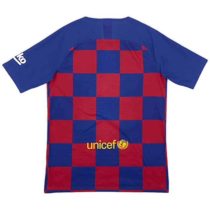 2019-20 Barcelona Authentic Home Shirt - 10/10 - (XL.Boys)