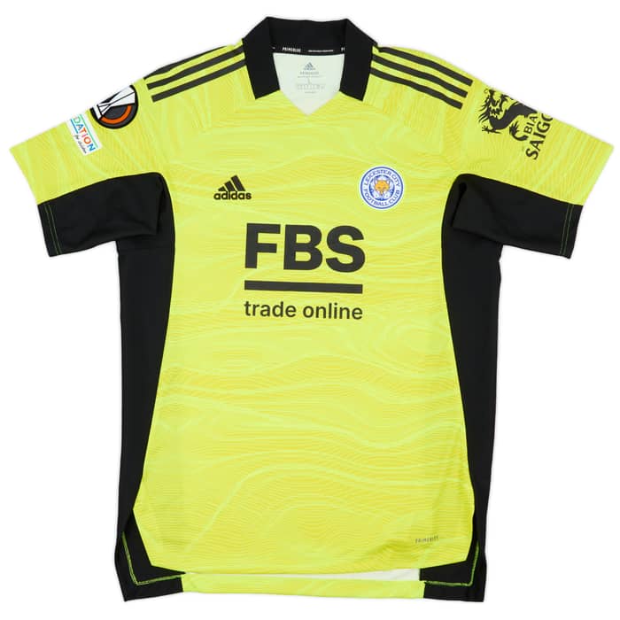 2021-22 Leicester Match Issue Europa League GK Shirt Ward #12