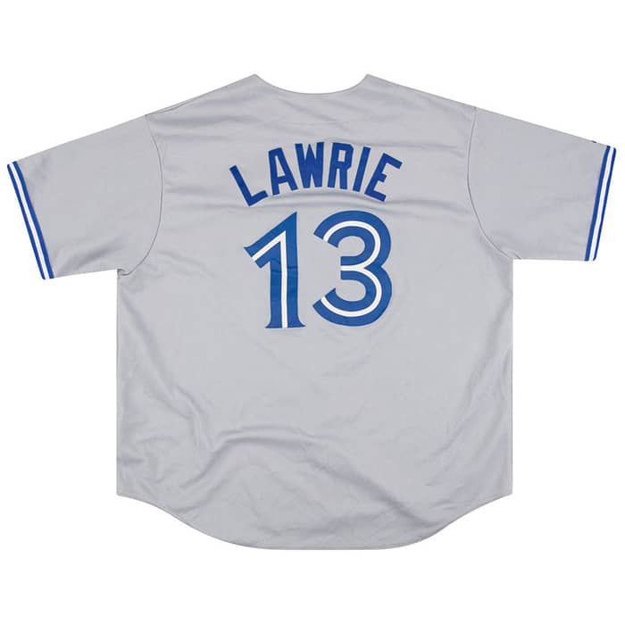 2012-14 Toronto Blue Jays Lawrie #13 Majestic Jersey (Away) XXL