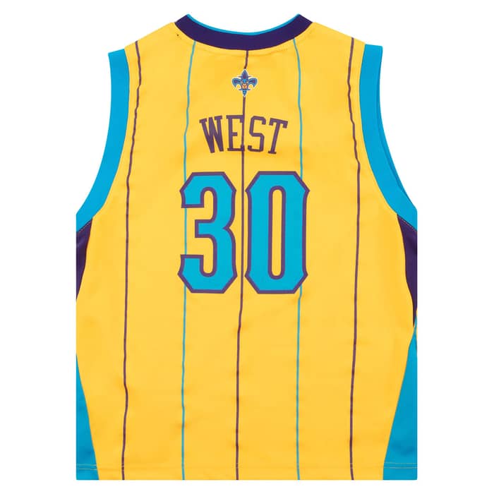 2011-13 New Orleans Hornets West #30 adidas Jersey (Alternate) Y