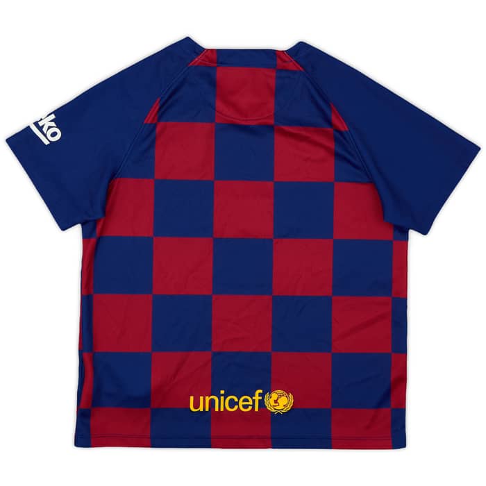 2019-20 Barcelona Home Shirt - 9/10 - (7-8 Years)