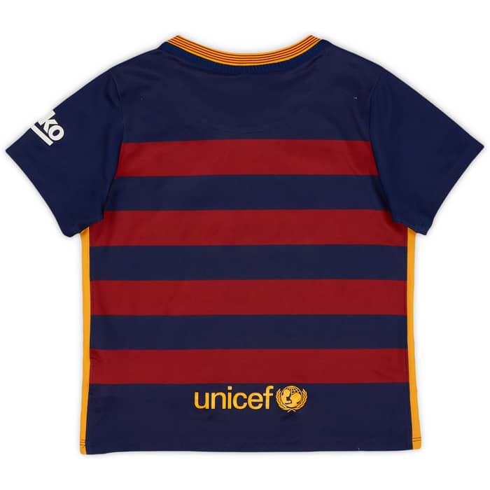 2015-16 Barcelona Home Shirt - 9/10 - (5-6 Years)